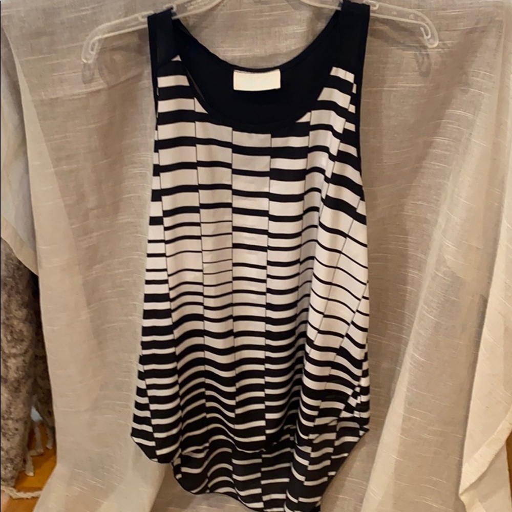 Boutique Black & White Tank
